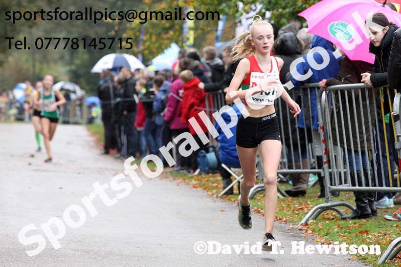 Girls under-15s 3 Stage Relay, 2018 ERRA 6 and 4 Stage and Youngsters Relays. Photo:  David T. Hewitson/Sports for All Pics